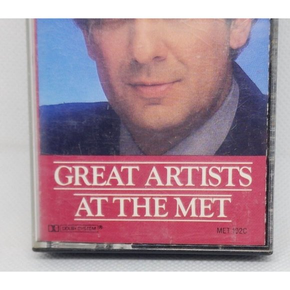 Tape Placido Domingo Great Artists At The Met 1980 Cassette Met Records Cassette - Picture 2 of 7